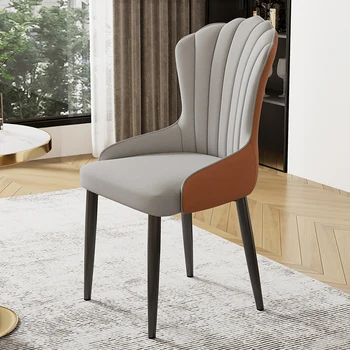Prabangus Modernaus Valgomojo Kėdės Mobiliojo Virtuvė, Ergonomiškas Kompiuterio Akcentas Dizaino Kėdės Elegantiškas Muebles De Salonas Šiaurės Baldai