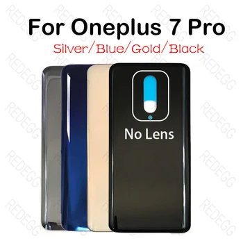 Už Oneplus 7 Pro Baterija, galinis Dangtelis Stiklo Galinės Durys, Pakeisti Būsto LIPDUKO Klijų Objektyvas Telefonų Remonto Įrankiai