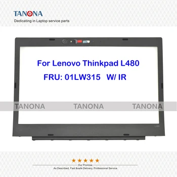 Originali Nauja AP164000100 01LW315 Juoda Lenovo Thinkpad L480 20LS, 20LT Nešiojamas LCD Bezel Priekinį Bezel Rėmo Dangtis B Korpuso W/ IR