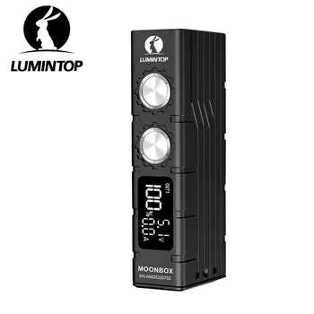 21700 žibintuvėlis Lumintop Moonbox 12000 liumenų įrašą su USB TIPO C įkraunamas žibintuvėlis su LED ekranas