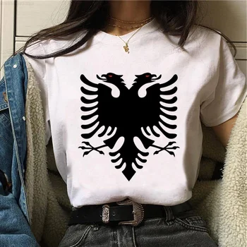 Albanija marškinėliai moterims dizaineris vasaros manga marškinėliai moteriška anime, Japonų grafikos drabužiai