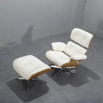 Prabanga Bosas Vykdomojo Biuro Kėdė Baltos Odos Modernus Dizainas, Patogūs Pasukami Biuro Baldai