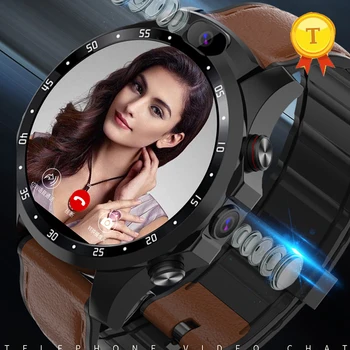 Naujas Smart watch4G netcom 3+32GB Android 7.1 HD dual camera 1.6 colių IPS didelis ekranas širdies ritmo monitorių palaikymas GPS, 5MP Smartwatch