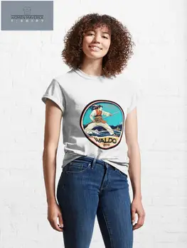 Samurajus Waldo 20182023 naujas mados spausdinti tees prekės ženklo grafinis t marškinėliai streetwear drabužiai moterims