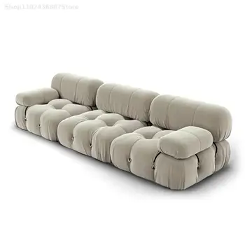Tingus Sofa Minimalus Sofos Audinys iš Naujo graviravimas Klasikinis Modulis Sofa-lova, Gyvenamasis Kambarys Kartu Nemokamai Aikštėje Ėriukų Aksomo Baldai, Sofos