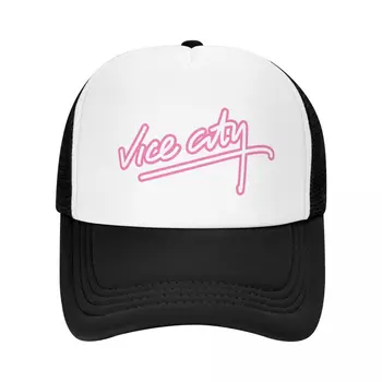Vice City Beisbolo kepuraitę Paplūdimio Gegužinė Žvejybos Kepurės Kepurės Moterims, Vyrams