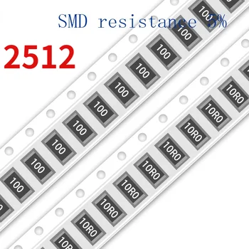 20pcs 2512 SMD chip Rezistorius 1K 1.2K1.3K1.5K1.6K1.8K 2K 2.2K2.4K2.7K3K 3.3K3.6K3.9K 4.3K4.7K 5.1K5.6K6.2K6.8K7.5K8.2K 9.1 K 10K