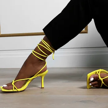 Dizaineris Sandalai Tabi Moterų Batai Tuščiaviduriai Ploni Kulniukai Čiurnos Dirželis Siurbliai Atidaryti Tne Chaussure Femme Virvę Stiletto Seksualus Sandalias Viršų