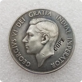 TIPAS #2_1937 Anglija MONETOS KOPIJA progines monetas-monetos replika medalis monetų kolekcionieriams