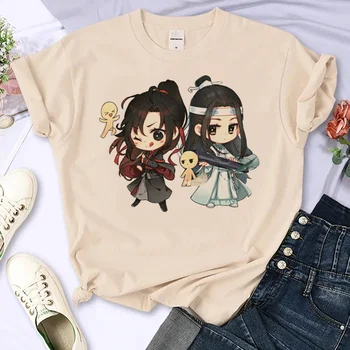 Mo Dao Shi Zu marškinėliai moterims manga harajuku juokinga Tee mergina dizaineris y2k drabužiai