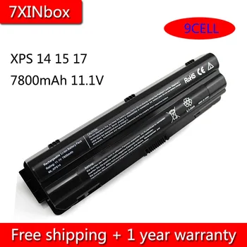 7XINbox 9Cell 7800mAh 11.1 V Nešiojamas Baterija Dell XPS 14 L401x 15 L501x 17 L702x J70W7 WHXY3 R795X JWPHF 312-1123 312-1127
