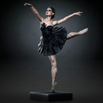 Natalie Portman Black Swan 1/24 Mastelis Dervos Pav Surinkto Modelio Rinkinys Baleto Šokėjas Nesurinkti ir Unpainted Miniatiūriniai Žaislas