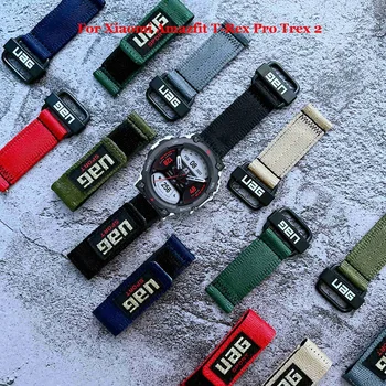 Aukštos Kokybės Dirželiai Huami Amazfit T-Rex 2 Smart Watch Band Nailono Reguliuojama Apyrankė Xiaomi Amazfit T-Rex Pro Trex 2