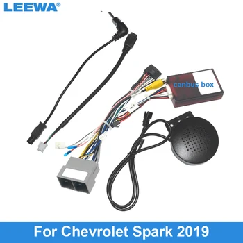 LEEWA Automobilių Garso 16pin laidynas Vielos kabelis Chevrolet Spark (2019 M.) Stereo Įrenginio Laido Adapteris