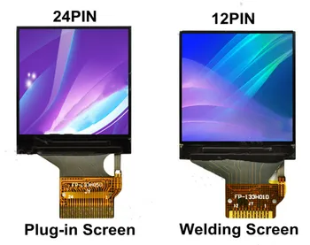 HD IPS 1.3 colių 12PIN/24PIN SPI Spalvotas TFT LCD Ekranas Ekranas ST7789 Ratai IC 3.3 V 8 bitų Lygiagrečios Sąsajos 240(RGB)*240