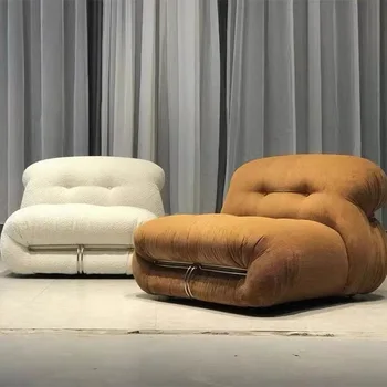 Gyvenamasis Kambarys Sofos, Dirbtinių Ėriukų Kašmyras Šiaurės Sofa Rinkiniai Kūrybos Hippo Formos Dizainas Šviesos Prabanga Tingus Sofa Minimalistinio