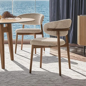 Linų Advanced Biuro Kėdės, Modernaus Dizaino Šiaurės Holas, Miegamasis Prabanga Kėdės, Virtuvės Minimalistinio Mueblesa Namų Baldai