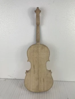 Pusgaminiai smuikas 3/4 kūno, galvos ir fingerboard Eglė valdybos Klevo medienos nugaros ir galvos medžio masyvo rankų darbo balti smuikas sugalvoti