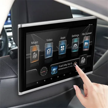 Android 11 Automobilių Pagalvėlės Ekranas 10.1 Colių MP5 Monitorius palaiko Bluetooth WIFI Tablet Auto 1080P Multimedia Vaizdo Grotuvas