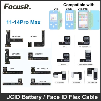 JCID JC V1SE Baterija Remonto Flex Cable For iPhone 11 12 13 14 Pro Max Ne-Originali Įspėjimo Sveikatos Pop-Up Pašalinti Veido ID Remontas
