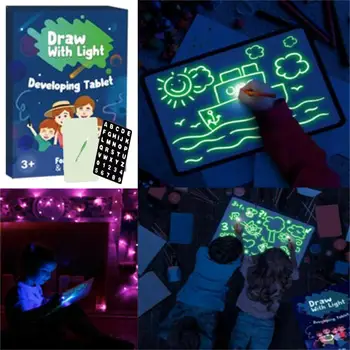 Skaitmeninio Piešimo Tablečių Vaikams Šviečiančios Piešimo Lenta Ankstyvojo Ugdymo Vaikų Vaikams, kurie mokosi Tablet Rašyti Doodle Trinkelėmis 태블릿