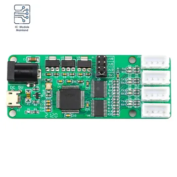 USB 4-Kanalų TTL Modulis FT4232HL 3.3 V 2.5 V 1.8 V UART Nuoseklųjį Prievadą XH2.54 Sąsajos Modulis 12Mbps Komunikacijos