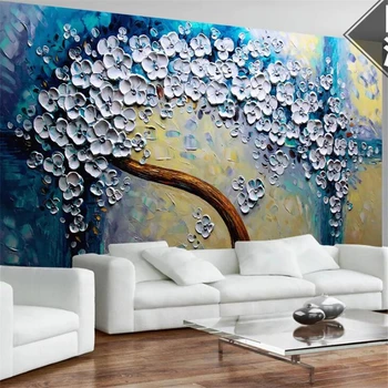 beibehang Užsakymą tapetai 3d freskomis didžiulis turtas medžio aliejaus tapyba, freskos dekoratyvinis dažymas sienos dokumentų namų dekoro 3d tapetai