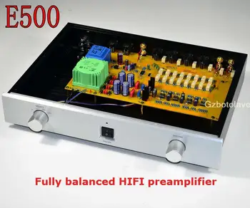 Naujas atvykti baigtas Visiškai subalansuotas preamplifier HIFI preamplifier E500
