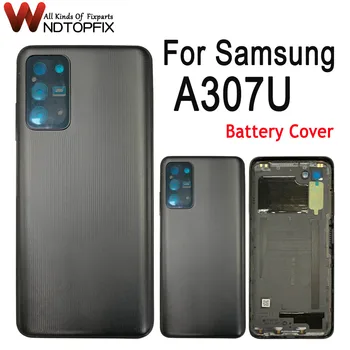 Amerikos Versija Būsto Samsung Galaxy A307U Baterijos Dangtelis Durys Galinis Stiklas Su Fotoaparato Objektyvas 