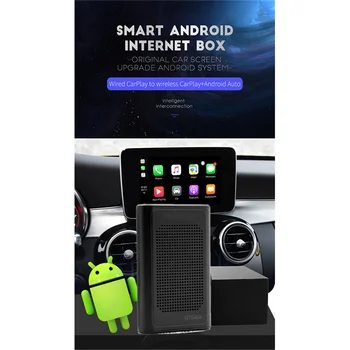 Belaidžio Android 10.0 CarPlay Ai Langelį 8-Core 4+64G Multimedia Player Automobilių Pažangi Sistema, GPS-Navigacijos EA Versija