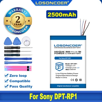 100% Originalus LOSONCOER 2500mAh Baterija Sony DPT-RP1