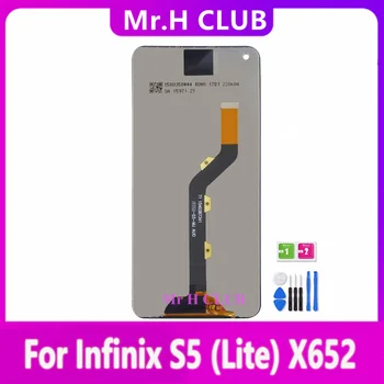 Aukštos Kokybės Infinix S5 Lite X652B x652 LCD Ekranu Asamblėjos Visą pilną Stiklas, skaitmeninis keitiklis Pakeisti Infinix S5
