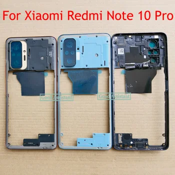 Originalus 6.67 colių NAUJAS Xiaomi Redmi 10 Pastaba Pro 4G / Pro Max M2101K6I M2101K6G Viduryje Kadro Viduryje Būsto Bezel Pakeitimo