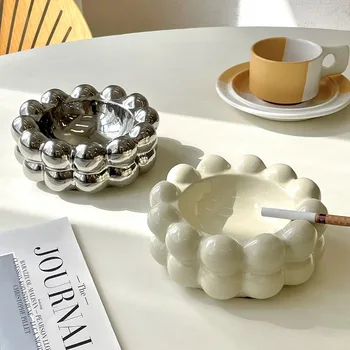 Namų Ūkio Merchandises Kūrybos Prabanga Burbulas Marshmallow Keramikos Peleninę Apdailos Kambarį Stalo Apdailos