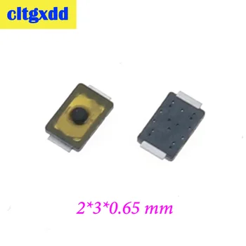 cltgxdd 50PCS Itin mažas Ultra Žemo Profilio Telefono Mygtuką Pusėje stumti Tact Switch lengvos Mini Mygtuką 2X3X0.65mm Super Maža SMD