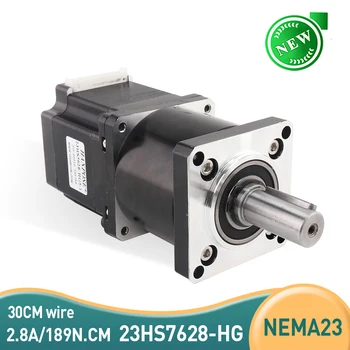NEMA 23 Žingsnis Variklis Didelio tikslumo mažinimo 23HS7628-HG Santykis 5-1 10-1 OSM Orientuota į 3D Spausdintuvą, Planetų pavarų Dėžė Stepper Motor