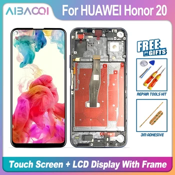 AiBaoQi Nauja Jutiklinio Ekrano LCD Ekranas+Rėmelis+Maitinimo Laidas Surinkimas Pakeitimo 