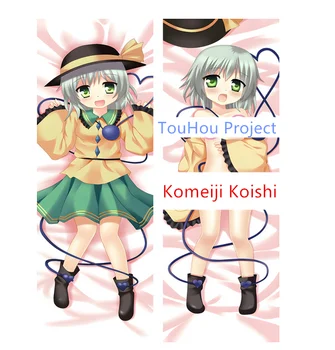 2WAY Anime Komeiji Koishi TouHou Project dvipusis HD Dakimakura Hugging Pagalvės užvalkalą Kūno Pagalvė Otaku Pagalvėlė Padengti Sofa