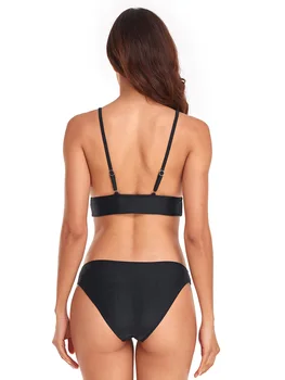 Moterų Sexy Bikini Komplektas Iš Dviejų Dalių, Mažas Juosmens, Maudymosi Kostiumėliai, 2023 Vasaros Stumti Iki Paplūdimio Maudymosi Kostiumai