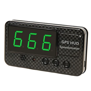 Universalus GPS Head Up Display Spidometras Odometras Skaitmeninis Greitis Rodomas myliomis per valandą Greičio Žadintuvas Transporto priemonių C60S