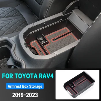 Toyota RAV4 RAV 4 XA50 2019 2020 2021 2022 2023 Automobilių Centriniu Porankiu talpinimo Pirštinės Turėtojas Organizatorius Interjero Priedai