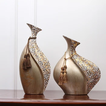 Kūrybinės Europos stiliaus Keramikos vaza, Namų Dekoracijas Retro Mažos burnos Amatų Gėlių kompozicijų vestuvių dekoravimas