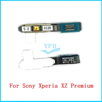 Sony Xperia XZ Premium XZP Home Mygtuką, pirštų Atspaudų Jutiklis Grįžti Power Flex Kabelis