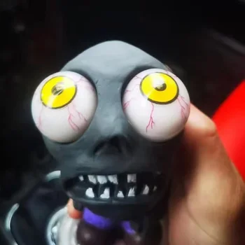 Big-eyed lėlės Turbo sprogimo akimis lėlės Automobilių išskleidimo papuošalai perkrautas smurtinių akimis zombie žaislai Universial Auto Accessiores
