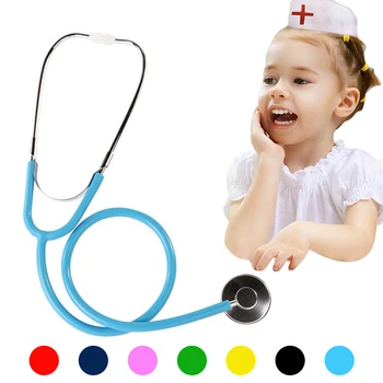 Modeliavimo Gydytojas Žaislai Vaikams Stetoskopas Žaislas, Šeimos, Tėvų-Vaikų Žaidimai Imitacija, Plastikinės Stetoskopas Priedai Apsimesti Žaisti Žaislas