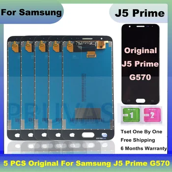 5 Gabalas/daug ORIGINALIŲ Samsung J5 Premjero LCD Ekranas Jutiklinis Ekranas Samsung Galaxy J5 Premjero LCD Ekranas Asamblėja