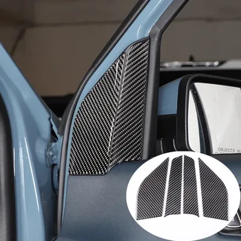 Švelnus Anglies Pluošto Stiliaus Automobilių Stiliaus Vidinį Statramsčio Apdaila Lipdukas Tinka Ford Maverick 2022 Auto Interjero Priedai