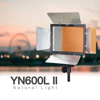 YONGNUO YN600L II Fotoaparatą, Foto, Fotografijos Lempa 3200-5600k LED Vaizdo Užpildyti Šviesos Makiažas TikTok