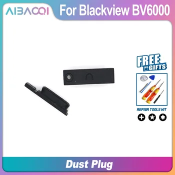 AiBaoQi Nauja USB Dulkių-Įrodymas, Uostas+Ausinių Dulkėms Uosto Gumos kamščiu Už 4.7 Colių Blackview BV6000/BV6000s Išmanųjį telefoną