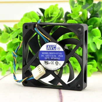 Už AVC DE07015T12U 7015 12V 0.7 A 7cm 4-wire CPU PWM ventiliatorius